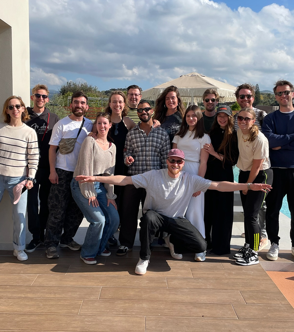 Team photo in Crete